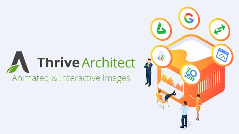 Animated and interactive images in thrive architect