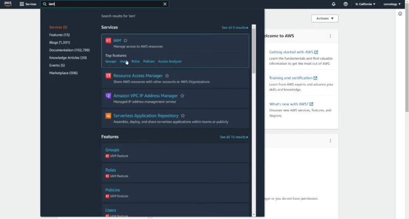 iam user creation